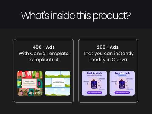 Canva Ad Templates for E-commerce