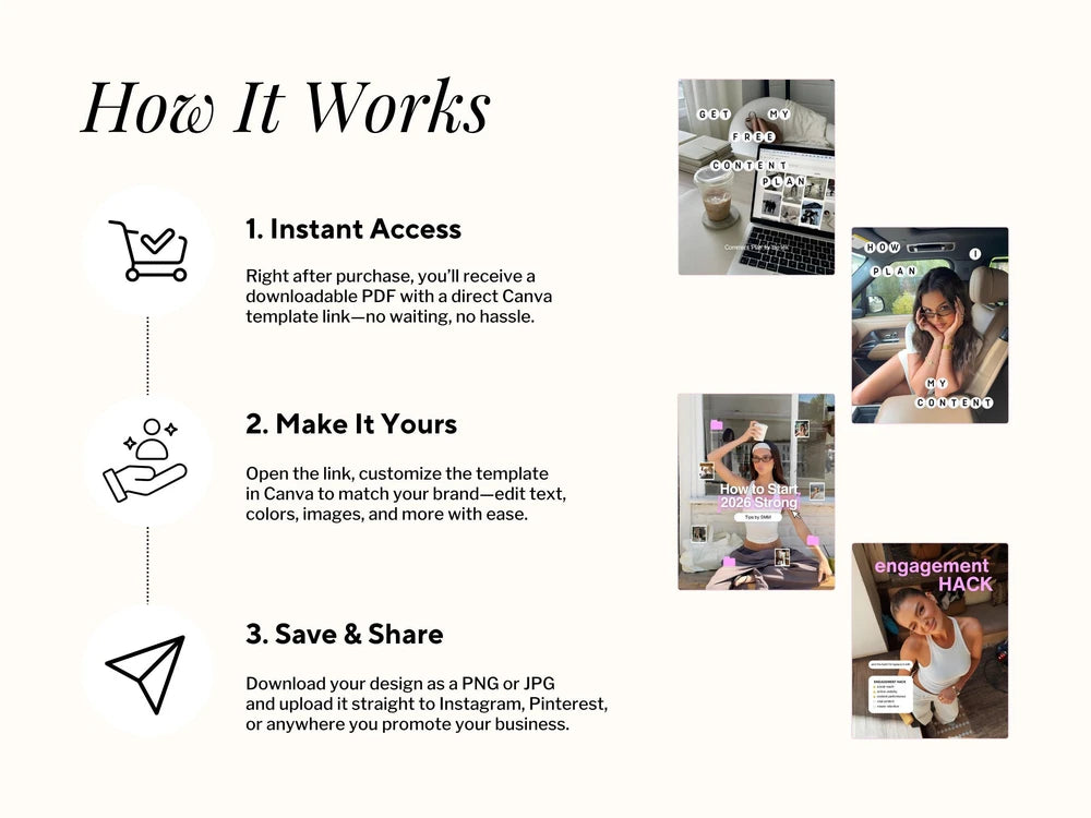 Modern Aesthetic Coaching Instagram Templates