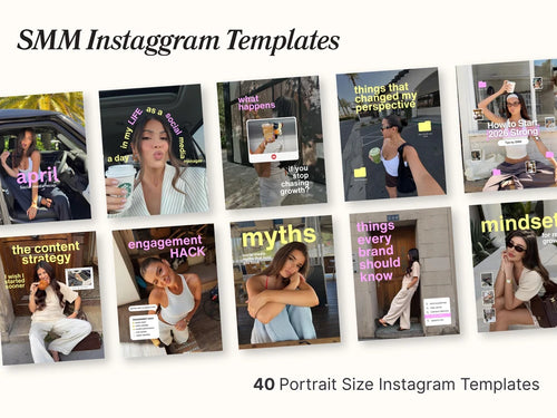 Modern Aesthetic Coaching Instagram Templates