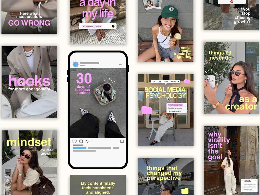 Modern Aesthetic Coaching Instagram Templates